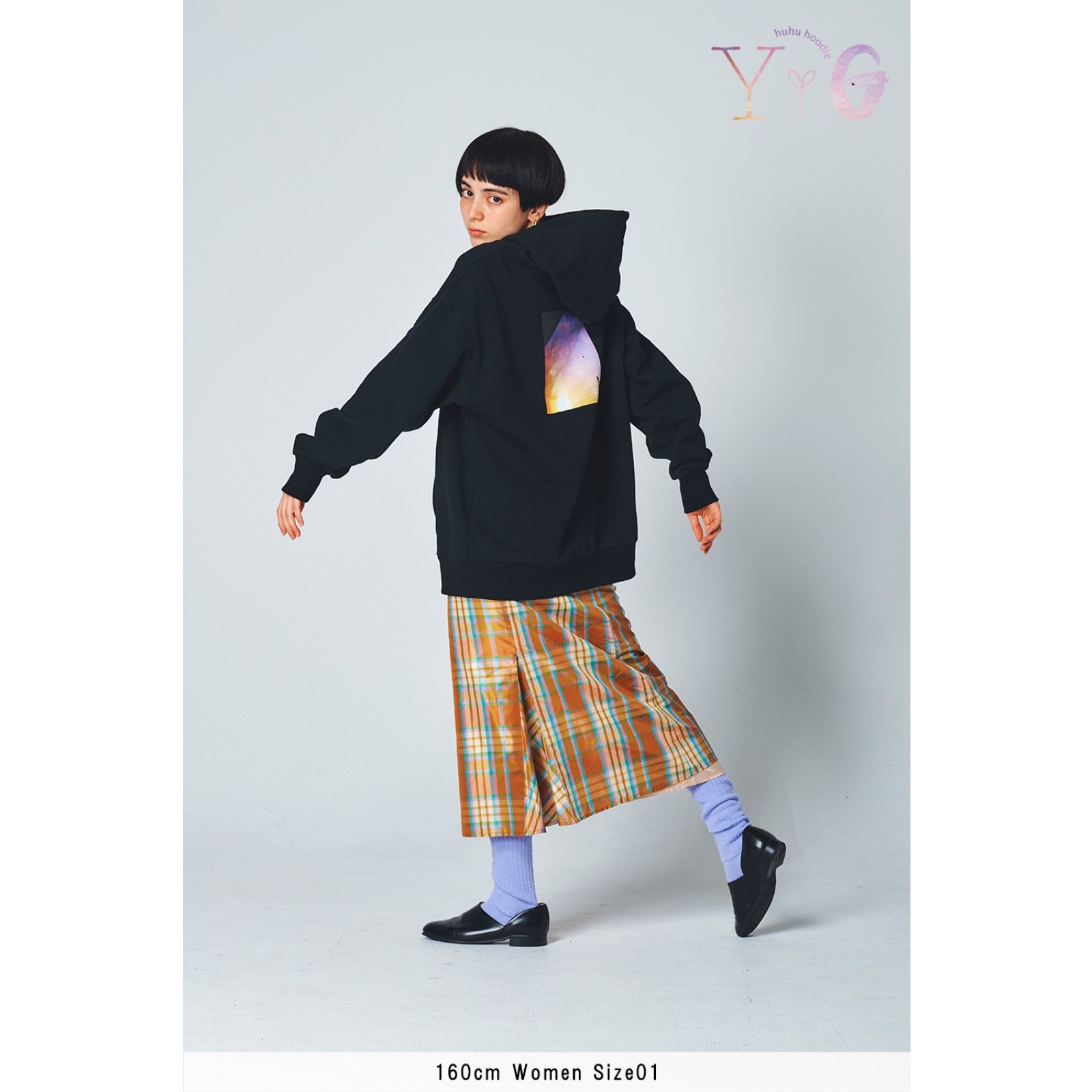 huhu フーディ〉PHOTO PRINT | Yui Aragaki × Ginza huhu hoodie STORE